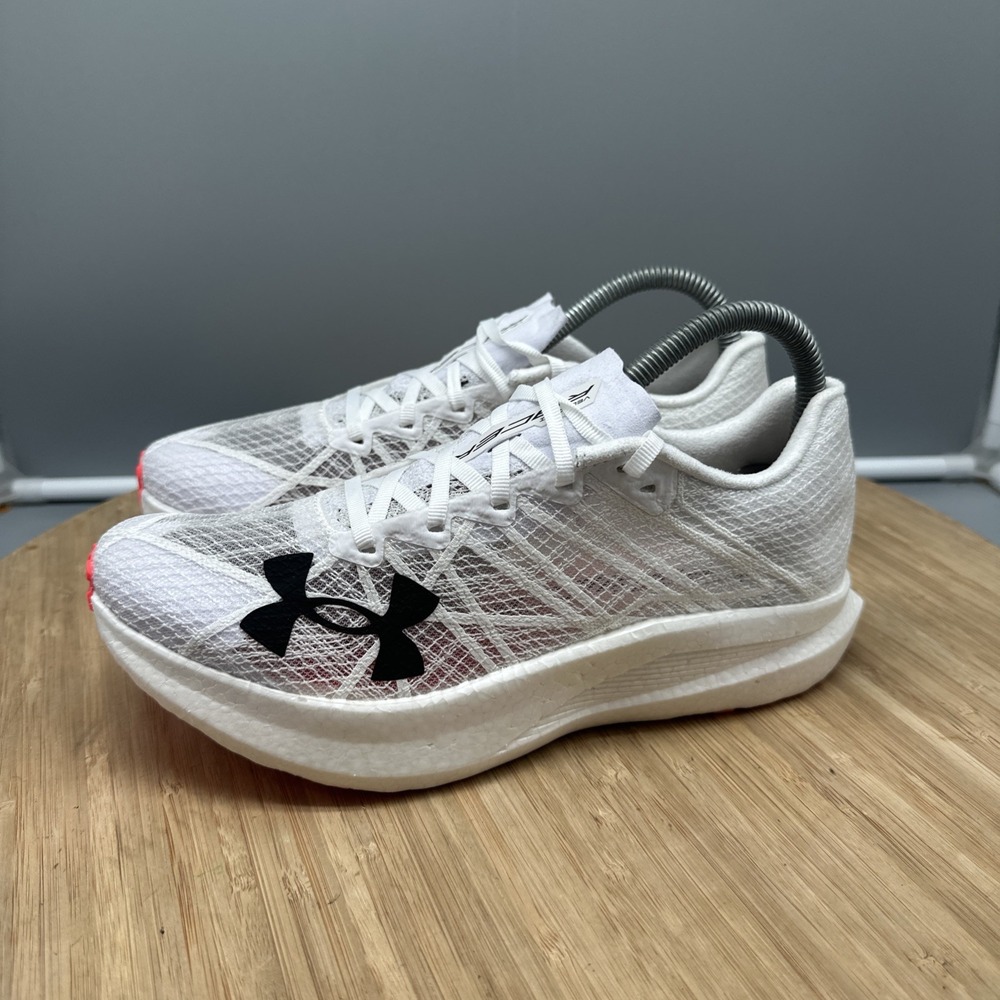 Under Armour UA Velociti Racer 2.0 Running Shoes Unisex Men's 6.5 W 8 White New
